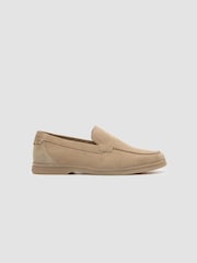 Cavani Cream Breezy Suede Loafers - Image 2 of 5