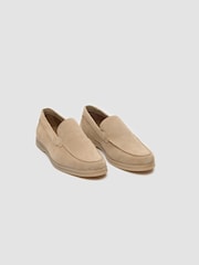 Cavani Cream Breezy Suede Loafers - Image 3 of 5