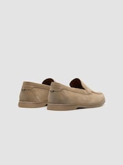 Cavani Cream Breezy Suede Loafers - Image 4 of 5