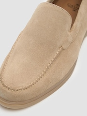 Cavani Cream Breezy Suede Loafers - Image 5 of 5