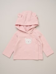 Rock-A-Bye Baby Boutique Pink Quilted Jacket Trousers and Plush Toy Set - Image 2 of 6