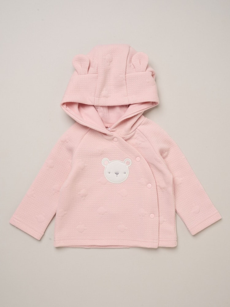 Rock-A-Bye Baby Boutique Pink Quilted Jacket Trousers and Plush Toy Set - Image 2 of 6 Rock-A-Bye Baby Boutique Pink Quilted Jacket Trousers and Plush Toy Set - Image 2 of 6