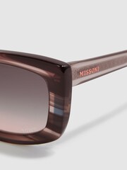 Missoni Eyewear Rectangular Striped Sunglasses - Image 3 of 5