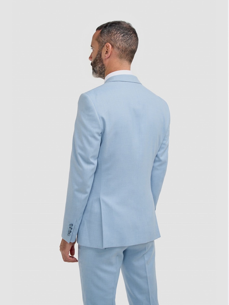 Cavani Sky Blue Malibu Jacket - Image 2 of 2 Cavani Sky Blue Malibu Jacket - Image 2 of 2