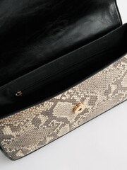 Snake Print Embossed Logo Cross-Body Bag - Image 8 of 10