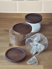 Artisan Street Set of 3 Clear Stacking Storage Jar Set - Image 2 of 4
