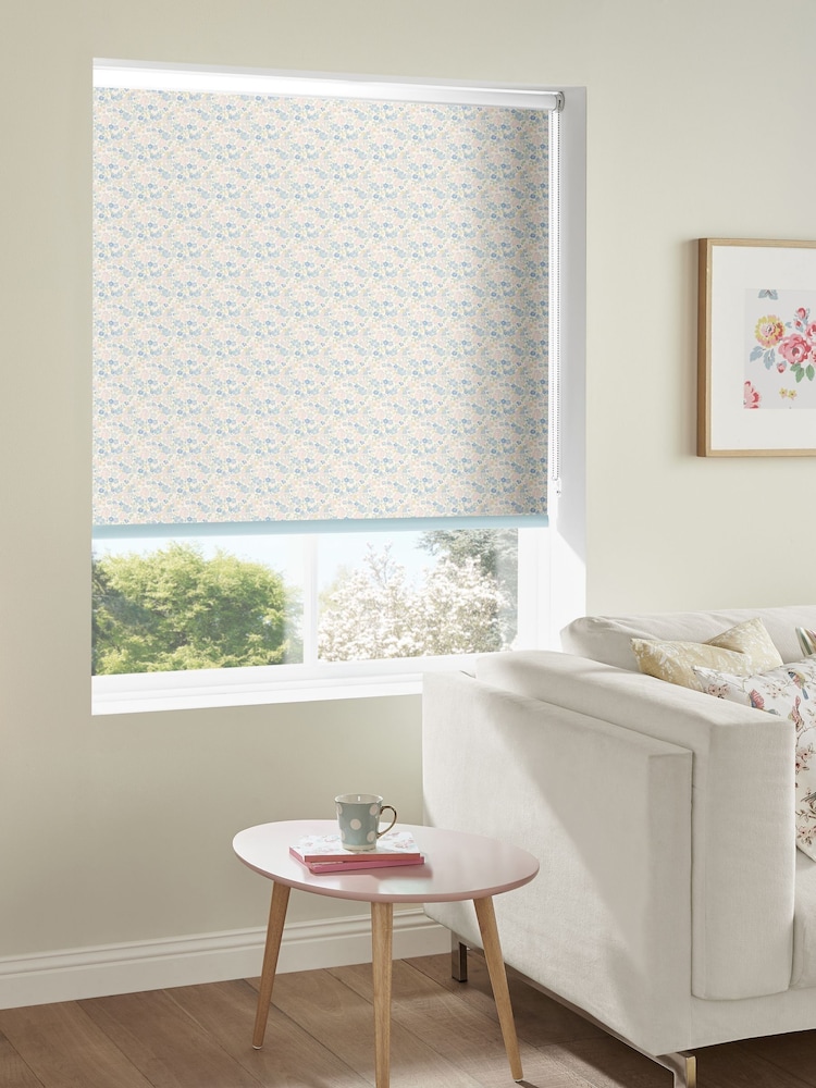 Cath Kidston Blue Mews Ditsy Pastel Made to Measure Roller Blind - Image 2 of 4