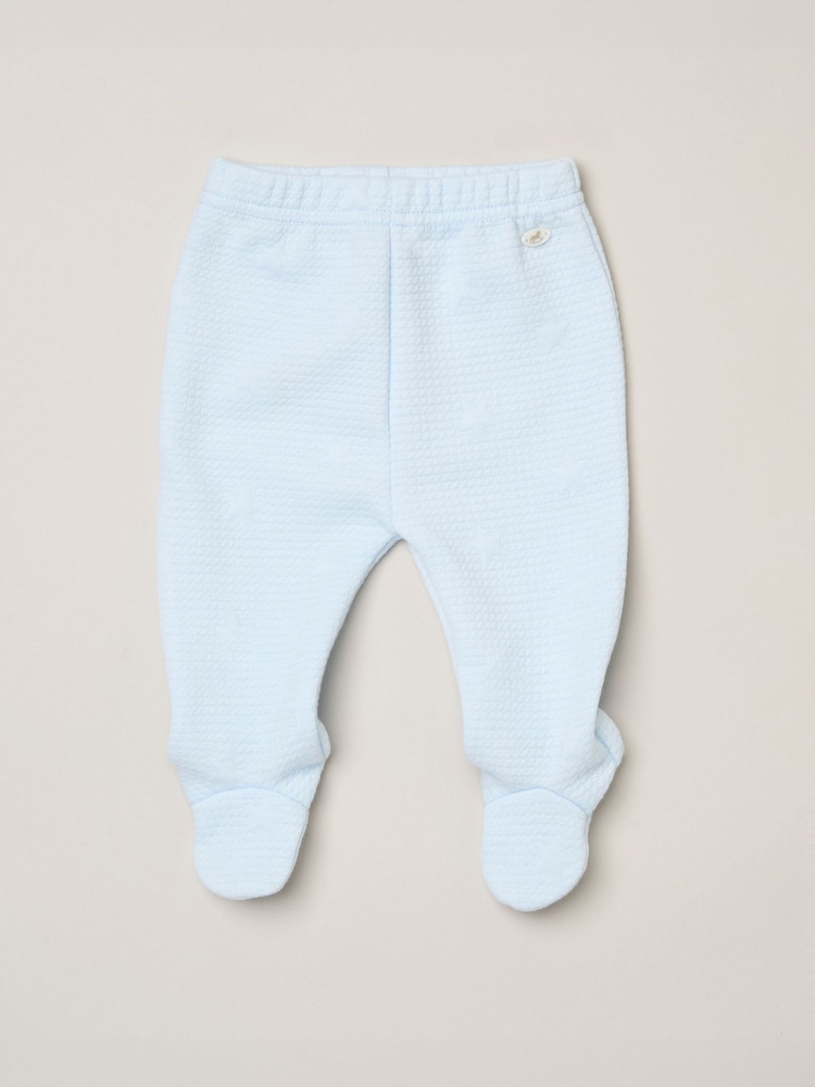 Rock-A-Bye Baby Boutique Blue Star Quilted Jacket and Footed Trousers Set - Image 5 of 5 Rock-A-Bye Baby Boutique Blue Star Quilted Jacket and Footed Trousers Set - Image 5 of 5