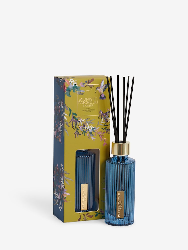 100ml Midnight Patchouli and Amber Fragranced Reed Diffuser - Image 4 of 4