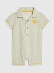 River Island Green Little Dude Romper - Image 1 of 4