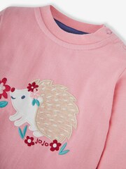 JoJo Maman Bébé Pink Hedgehog 2-Pack Tops - Image 4 of 5