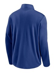 Nike Blue Los Angeles Dodgers Team Agility Logo Pacer Quarter Zip Sweat Top - Image 2 of 3