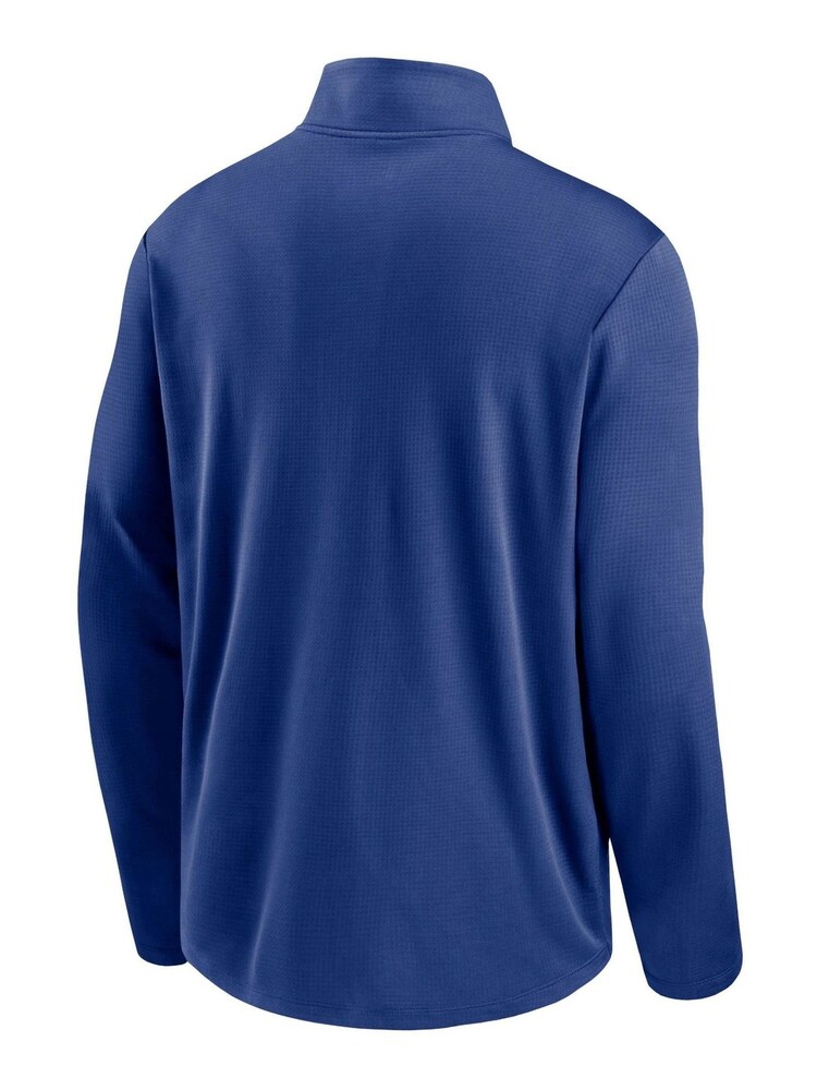 Nike Blue Los Angeles Dodgers Team Agility Logo Pacer Quarter Zip Sweat Top - Image 2 of 3