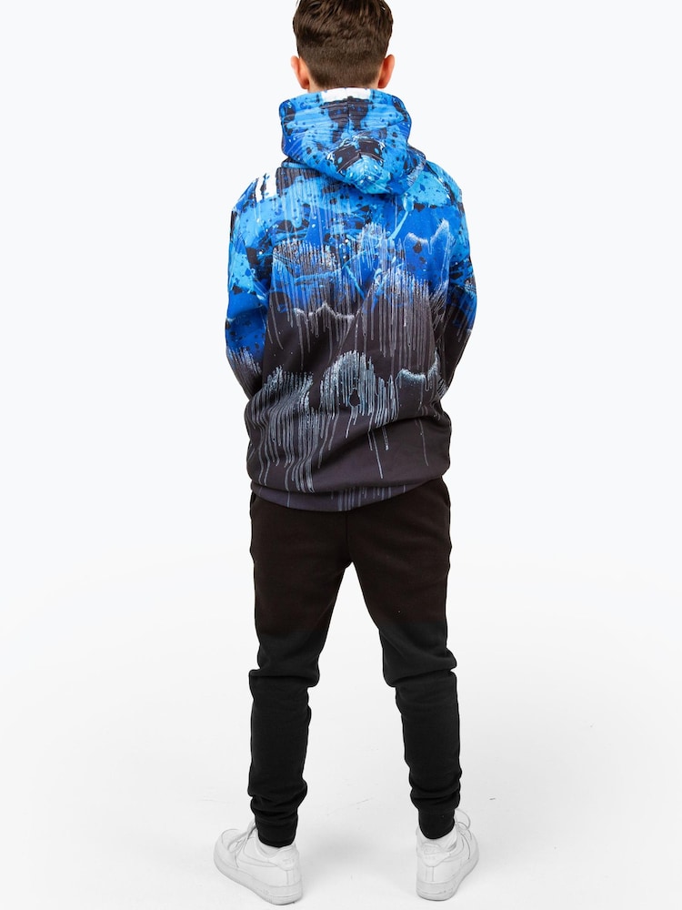 Hype. Boys Blue Tripple Drip Hoodie - Image 2 of 6