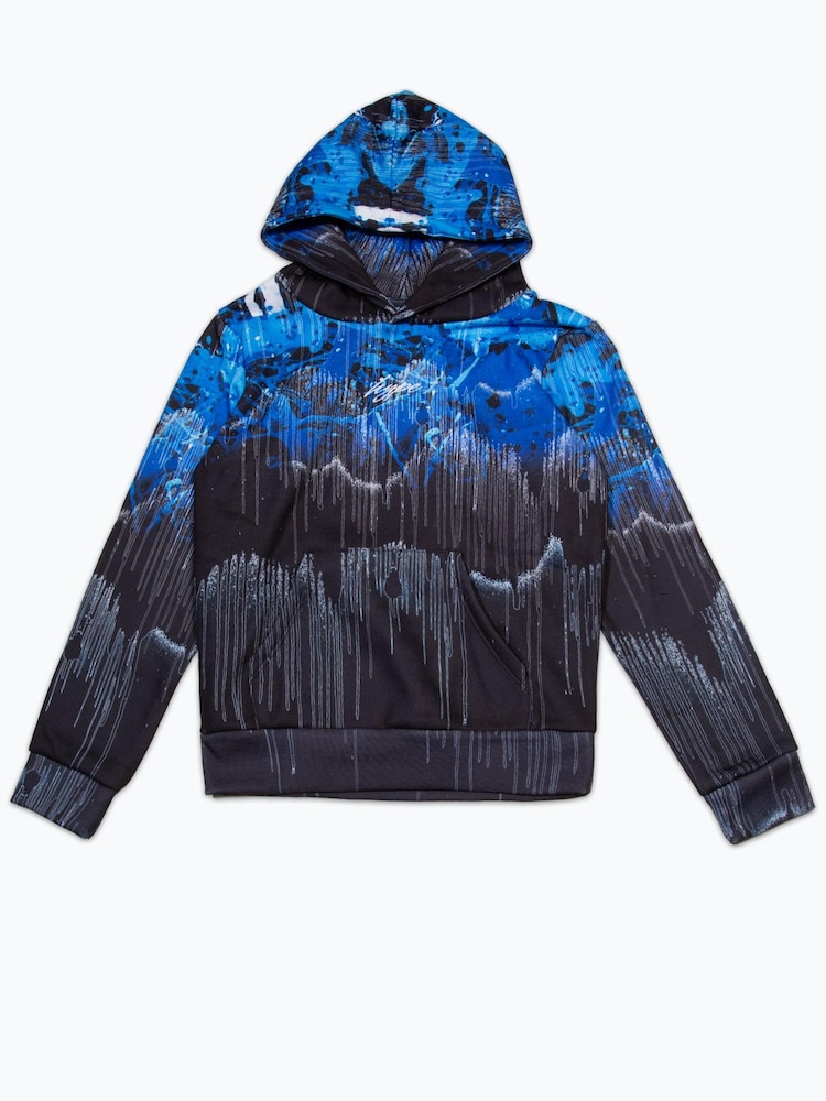 Hype. Boys Blue Tripple Drip Hoodie - Image 5 of 6