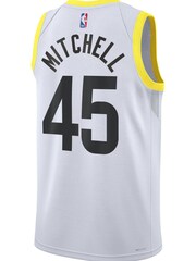 Nike White Utah Jazz Association Edition Swingman Jersey - Donovan Mitchell Unisex - Image 3 of 3
