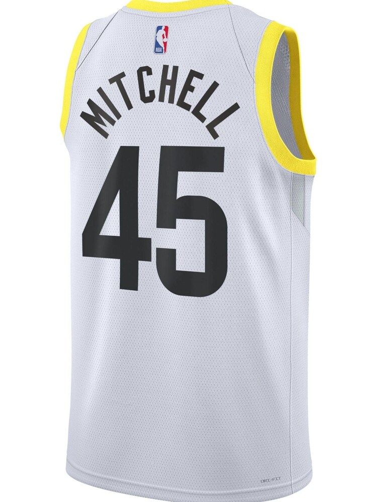 Nike White Utah Jazz Association Edition Swingman Jersey - Donovan Mitchell Unisex - Image 3 of 3