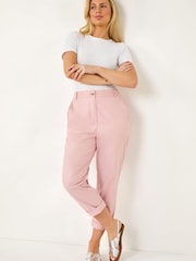 Rosa - Roman Stretch Chino Trousers - Imagen 1 de 5