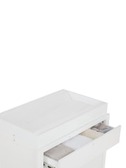 Gaia Baby Desert Sage  White Eos Cot & Dresser 2 Piece Nursery Furniture Set - Image 4 of 5