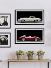 Brookpace Lascelles Red Maserati 250S Fantuzzi Artwork In Matt Black Frame - Image 1 of 3