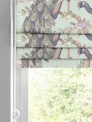 Laura Ashley Duck Egg Blue Belvedere Made to Measure Roman Blind - Image 2 of 7