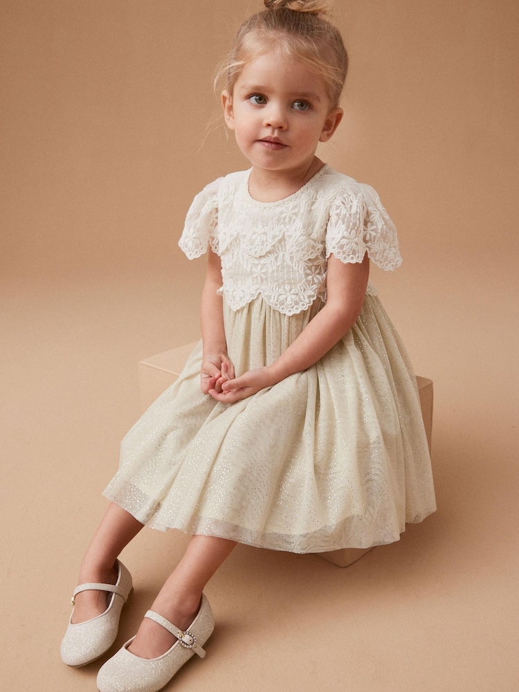 Green Mesh Lace Dress (3mths-7yrs) - Image 2 of 7