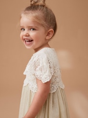 Green Mesh Lace Dress (3mths-7yrs) - Image 4 of 7