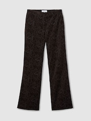 Reiss Chocolate Brown Ida Suit Trousers - Image 2 of 7