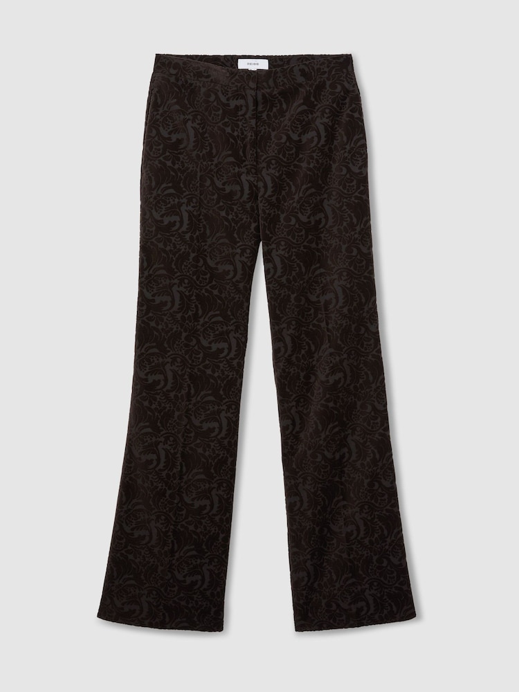 Reiss Chocolate Brown Ida Suit Trousers - Image 2 of 7 Reiss Chocolate Brown Ida Suit Trousers - Image 2 of 7