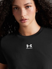 črna - majica s kratkimi rokavi Under Armour Campus Core - Slika 2 iz 4
