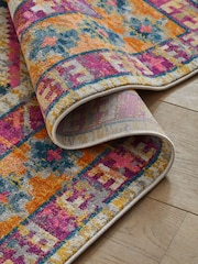 Multi Bright Ebony Oriental Rug - Image 3 of 5