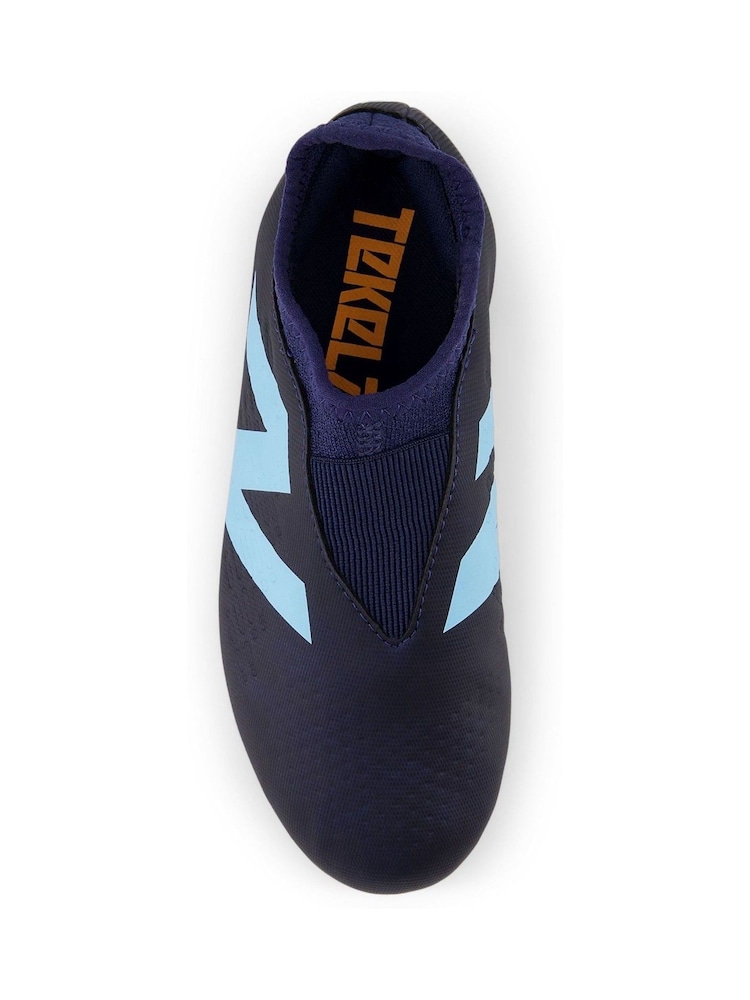 New Balance Blue Boys Tekela Firm Football Boots - Image 8 of 8