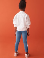 Blue Rainbow Printed Leggings (3-16yrs) - Image 3 of 7