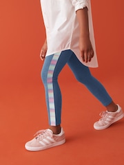 Blue Rainbow Printed Leggings (3-16yrs) - Image 4 of 7