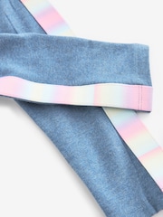 Blue Rainbow Printed Leggings (3-16yrs) - Image 7 of 7