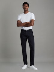 Reiss Indigo Deep Slim Fit Jeans - Image 4 of 6