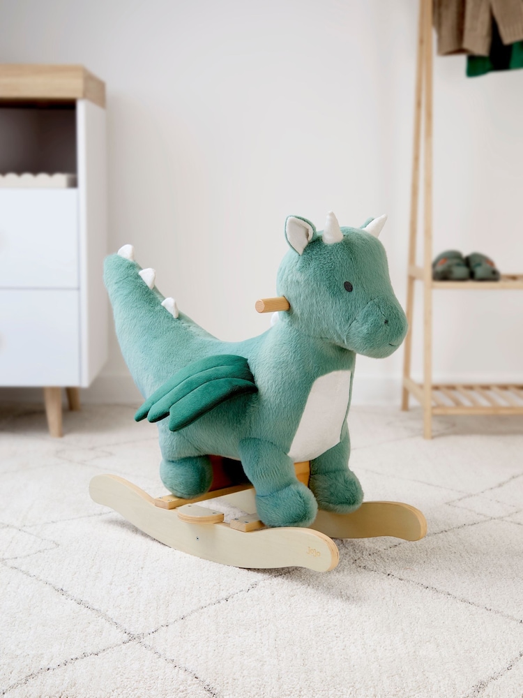 JoJo Maman Bébé Wooden Dragon Ride-On Toy - Image 1 of 6