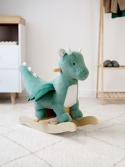 JoJo Maman Bébé Wooden Dragon Ride-On Toy - Image 2 of 6
