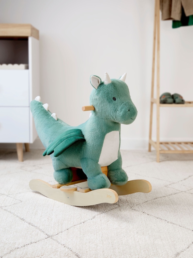 JoJo Maman Bébé Wooden Dragon Ride-On Toy - Image 2 of 6