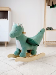 JoJo Maman Bébé Wooden Dragon Ride-On Toy - Image 3 of 6