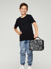 Smiggle Black Better Attach Square Lunchbox - Image 1 of 3
