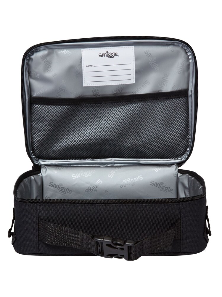 Smiggle Black Better Attach Square Lunchbox - Image 3 of 3