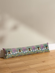 Wylder Zinnia Bee Velvet Draught Excluder Cushion - Imagem 1 de 2