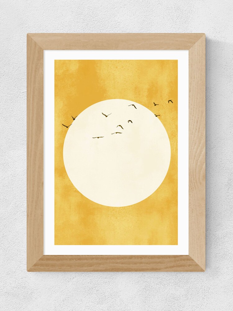 East End Prints White Eternal Sunshine Print by Kubistika - Image 1 of 2