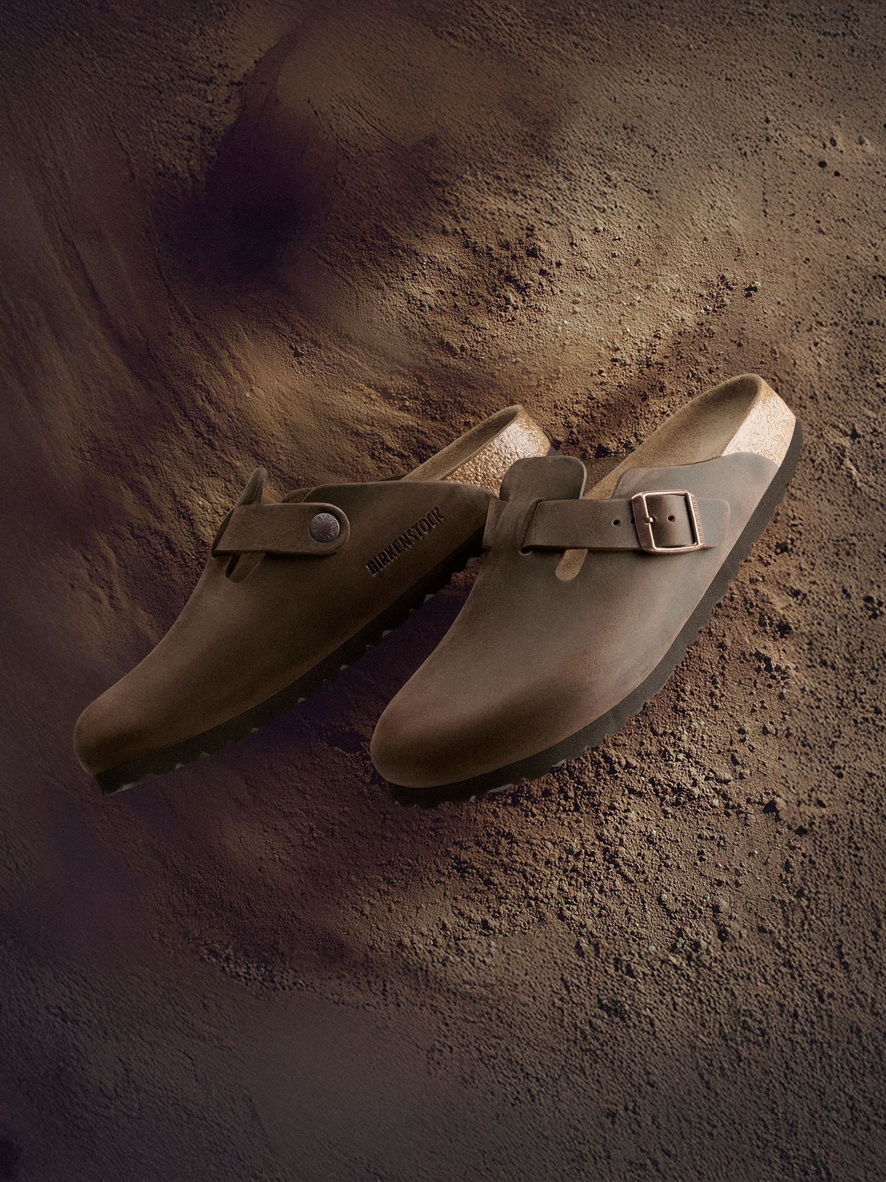 Comprar Castanho - Sandálias Birkenstock Boston em couro oleado