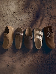 Birkenstock Brown Boston Oiled Leather Sandals - Image 5 of 5