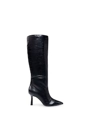 Steve Madden Jazz Up Boot Black Croco - Image 1 of 7