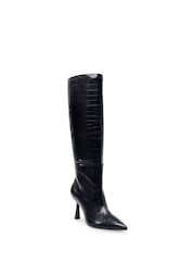 Steve Madden Jazz Up Boot Black Croco - Image 3 of 7