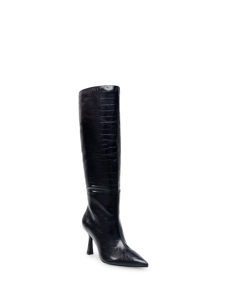 Steve Madden Jazz Up Boot Black Croco - Image 3 of 7