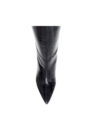 Steve Madden Jazz Up Boot Black Croco - Image 6 of 7